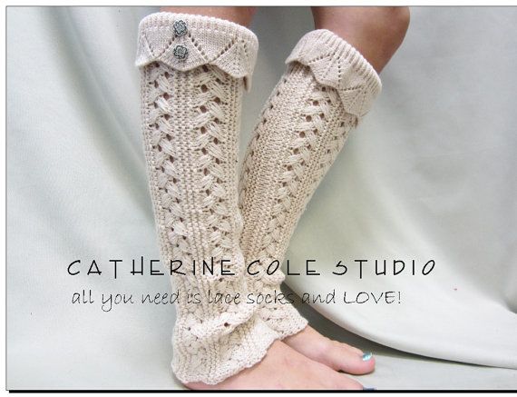 cable knit boot socks